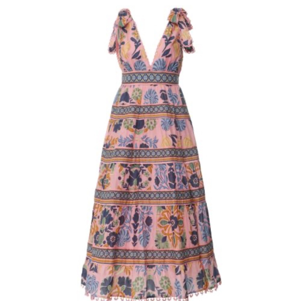 Floral Pink Maxi Dress